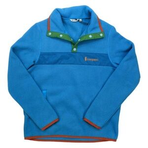 Cotopaxi Women’s Blue and Green Fleece Pullover
